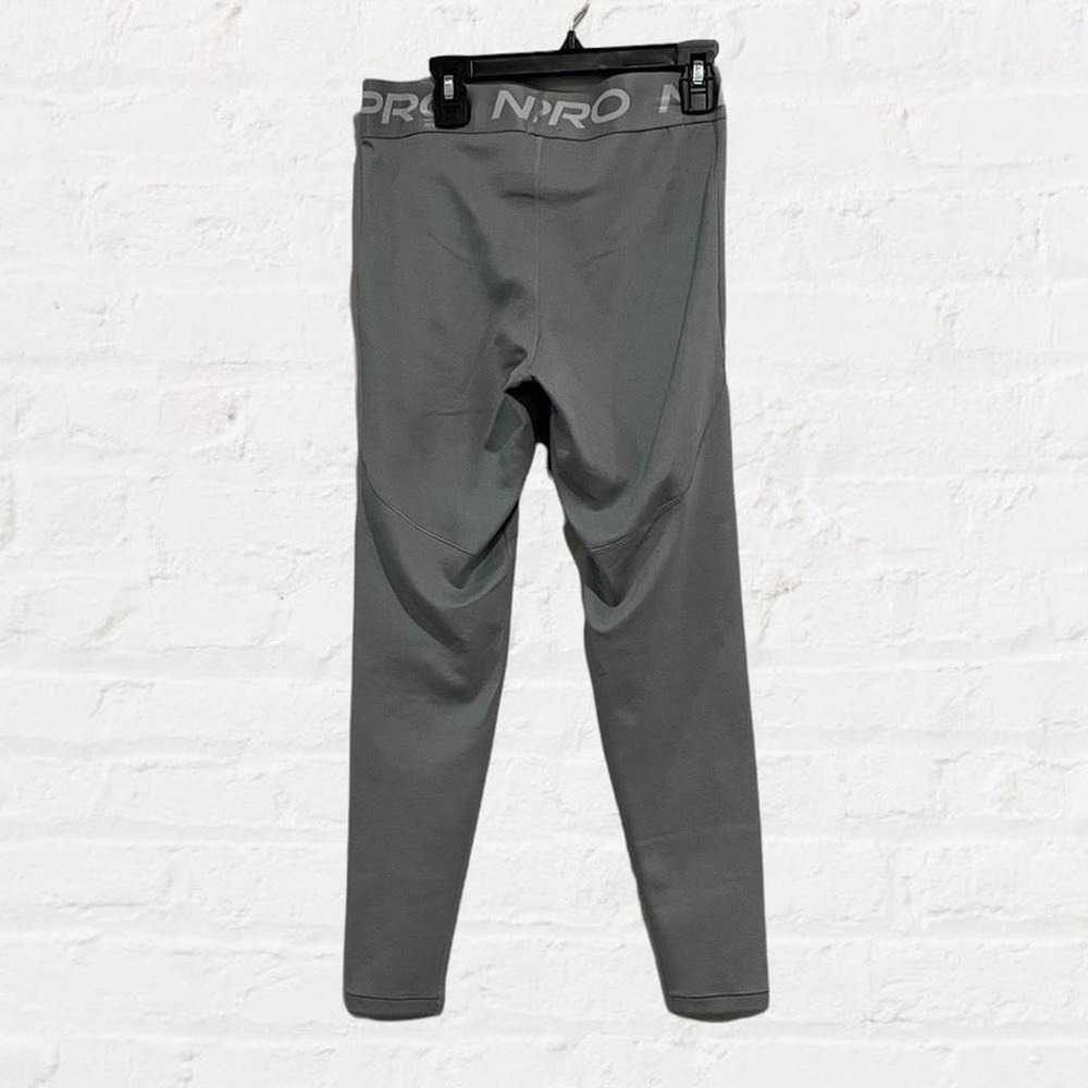 Nike Pro Dri-FIT Gray Athletic Training Leggings Women's Sz M